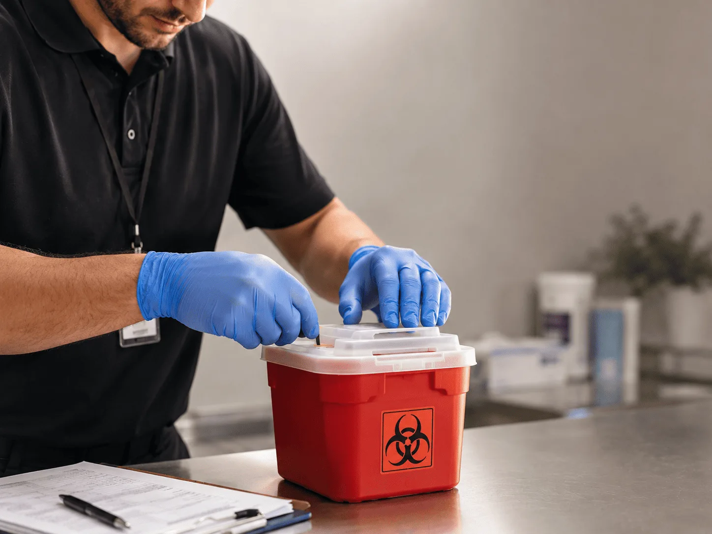 Why choose Sharps Waste Disposal in Larslan, MT